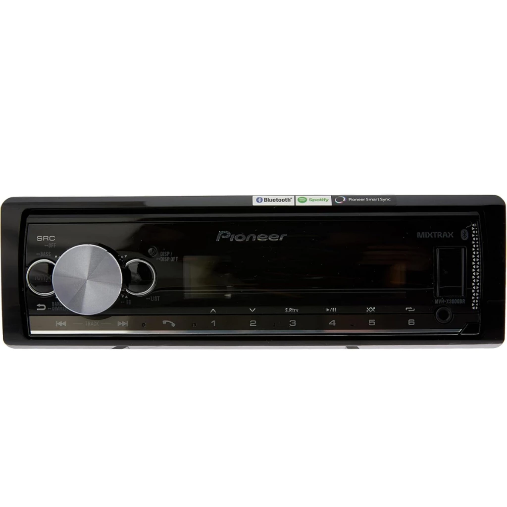 Radio Pioneer MVH-X3000BT Aparelho MP3 Player Auto Som Automotivo Bluetooth Usb Auxiliar P2 FM AM - Imagem 5