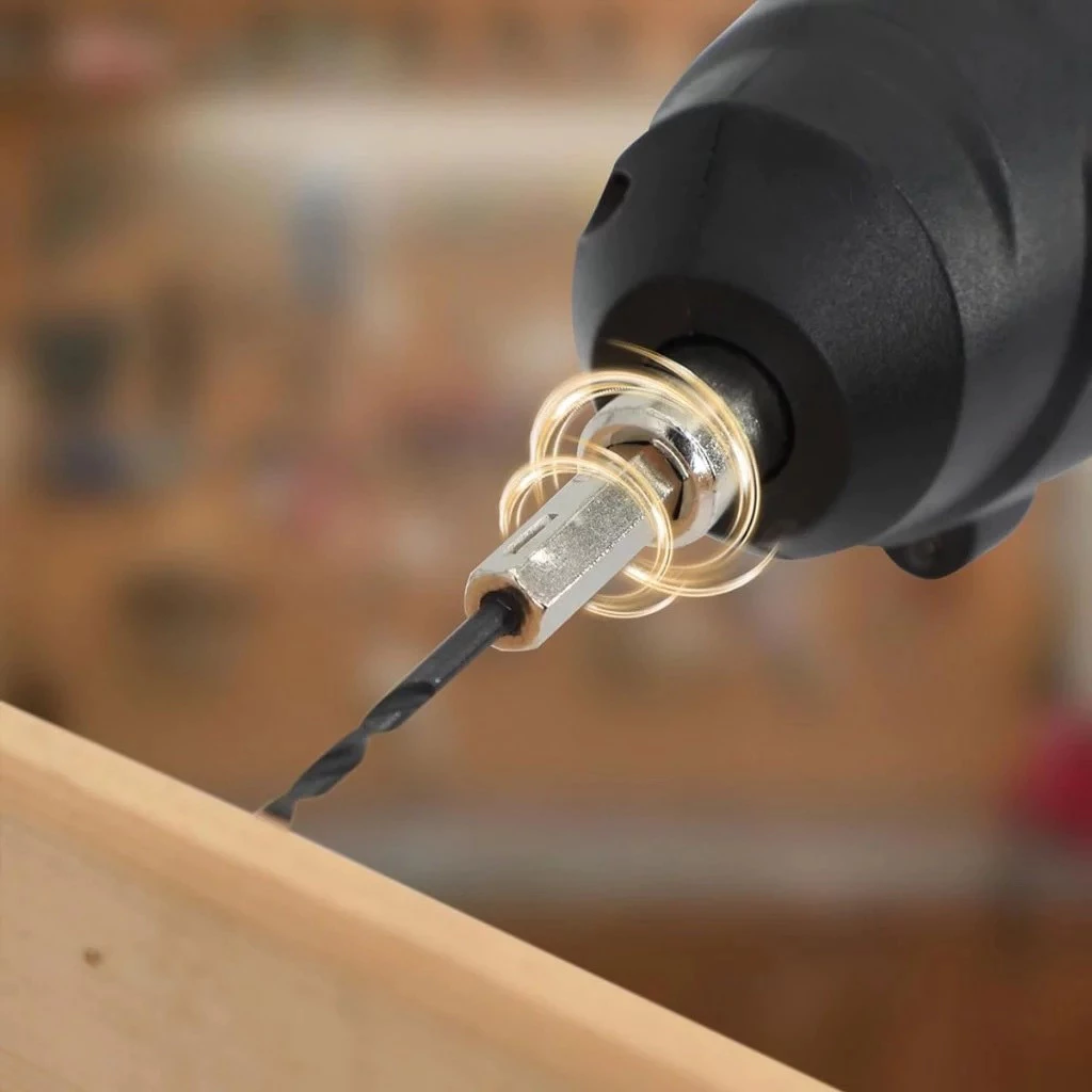 Kit Parafusadeira Doméstica com maleta Leve Portátil USB Recarregável unibom - Imagem 8